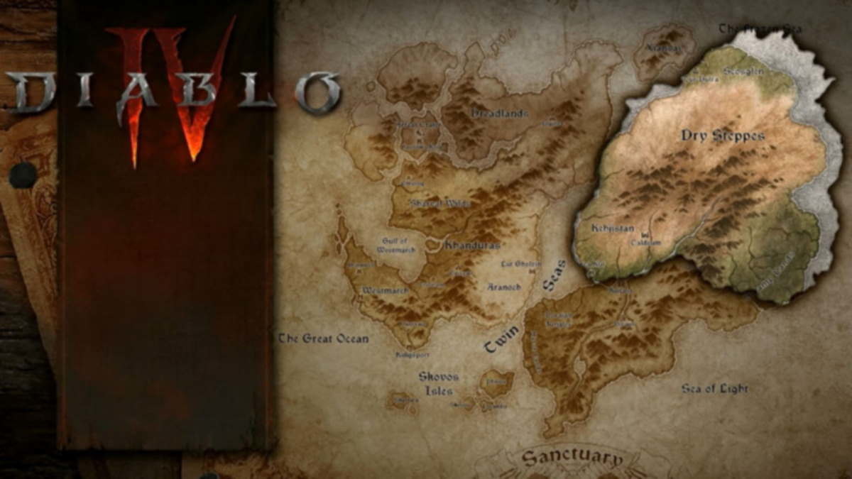 Diablo 4 Sanctuary's map revealed at BlizzCon - Millenium