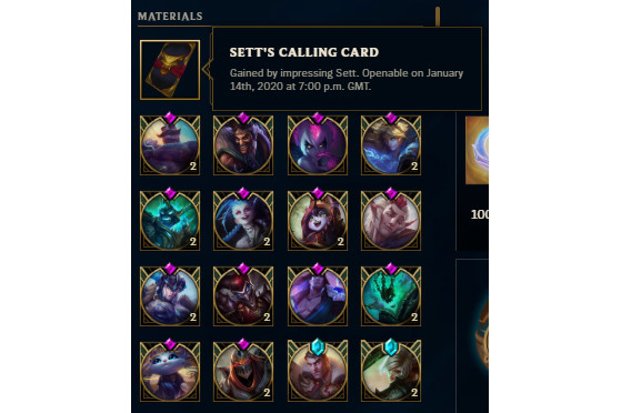 The Sett's Calling Card - League of Legends