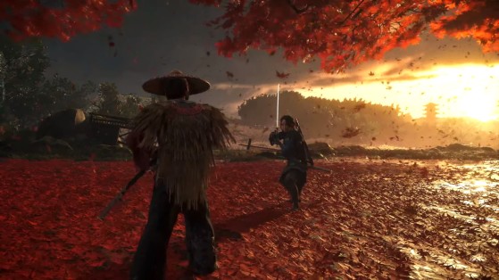 Duels are often heavily scripted. Those against basic enemies can be triggered in the heat of the action, they are then called Stands off. - Ghost of Tsushima