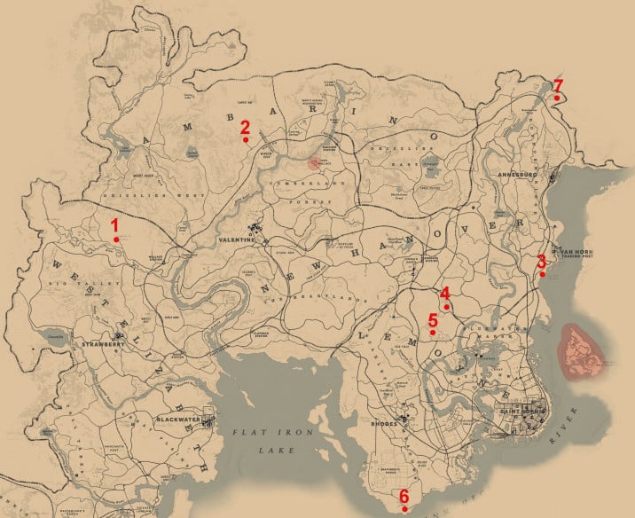 Red Dead Redemption 2 Home Robbery Locations