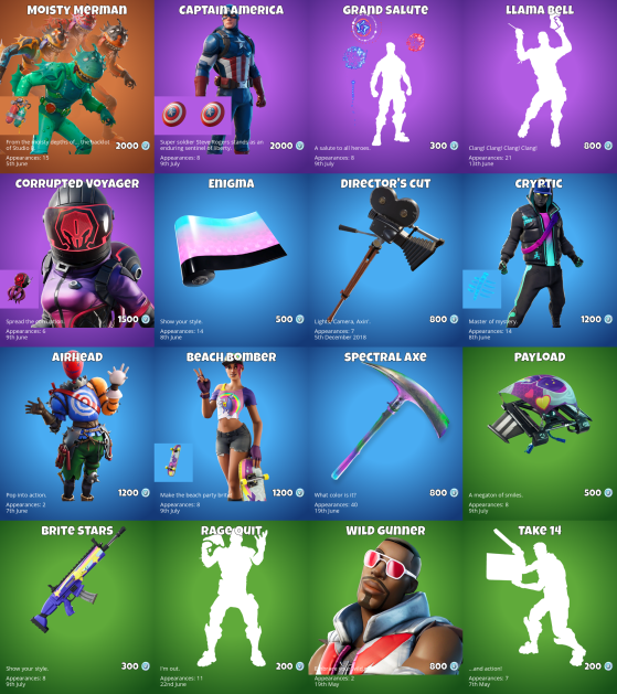 What is in the Fortnite Item Shop today? Moisty Merman return on July ...