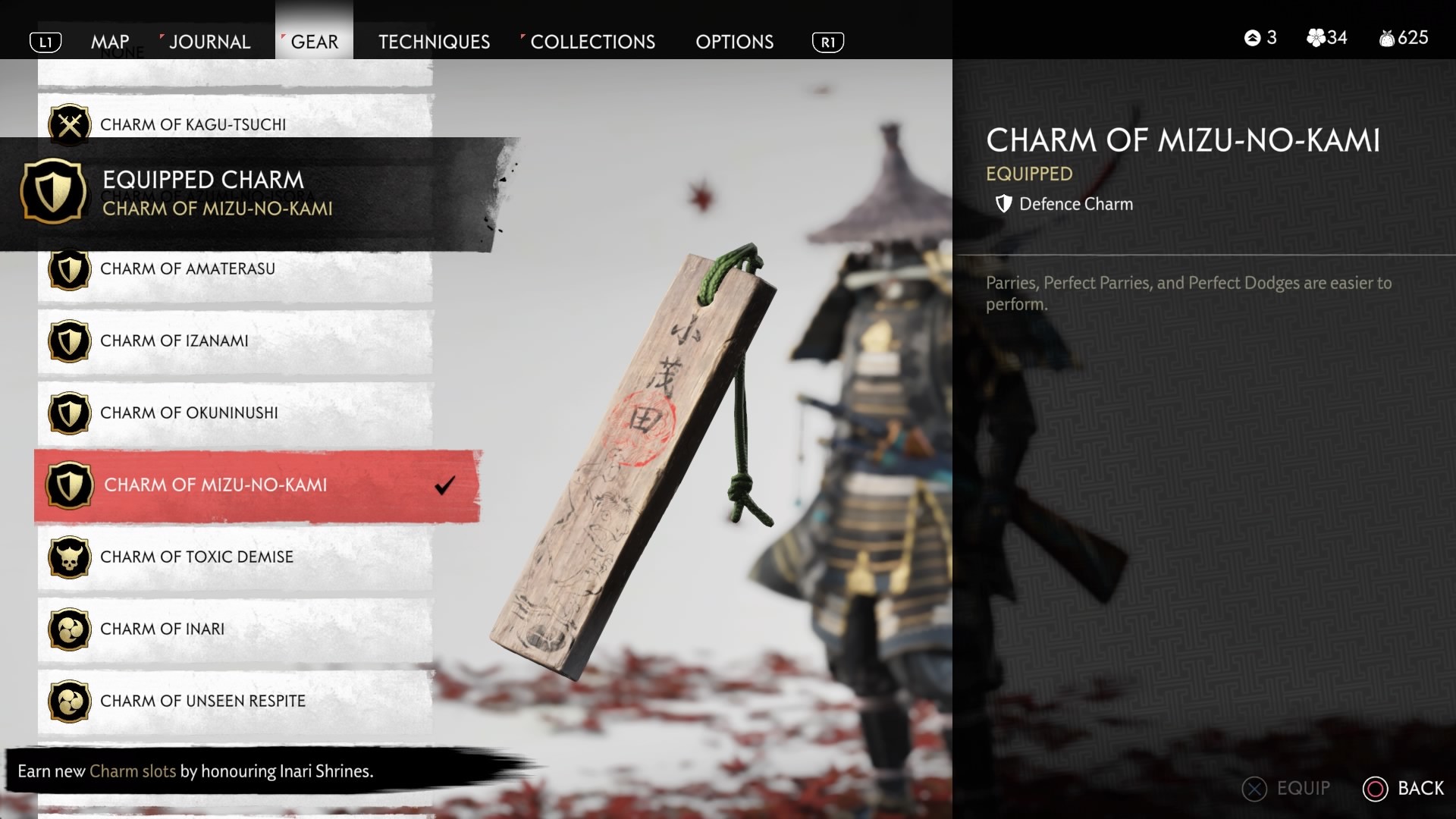 Equipment & charms Ghost of Tsushima Walkthrough Duel & Bosses Guide