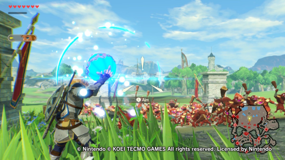 How to use remote bombs and Sheikah Runes in Hyrule Warriors Age of