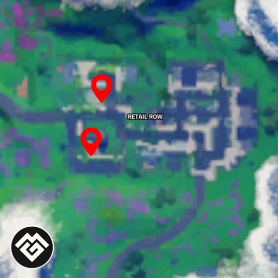 Fortnite Bury Gnomes in Pleasant Park or Retail Row Millenium