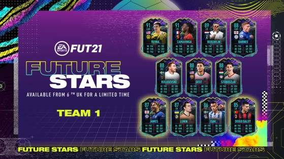 FUT 21 Future Stars, Team 1 revealed, Future Stars Promo FUT 21