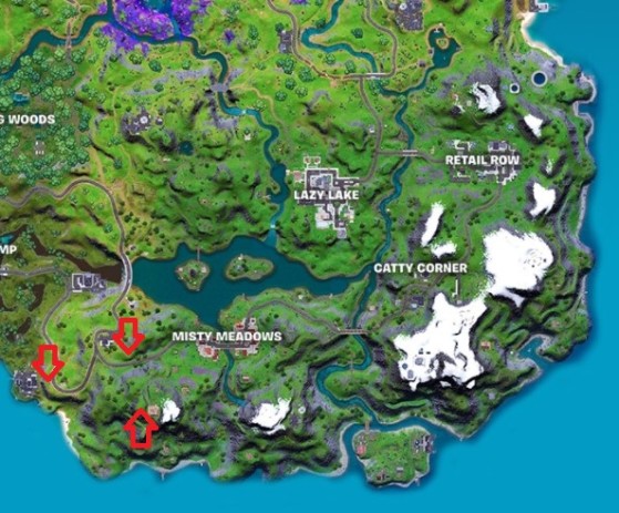 Location of spy probes - Fortnite