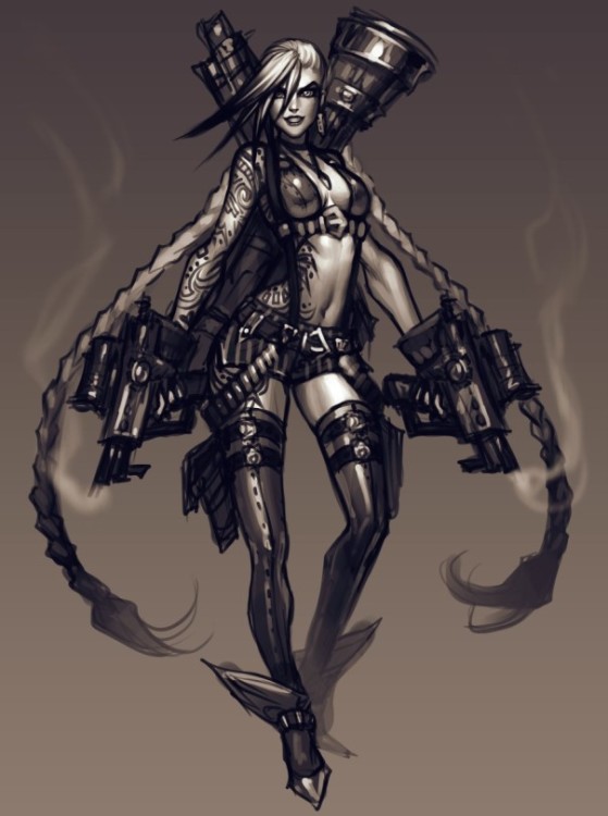 Jinx Concept Art - League of Legends