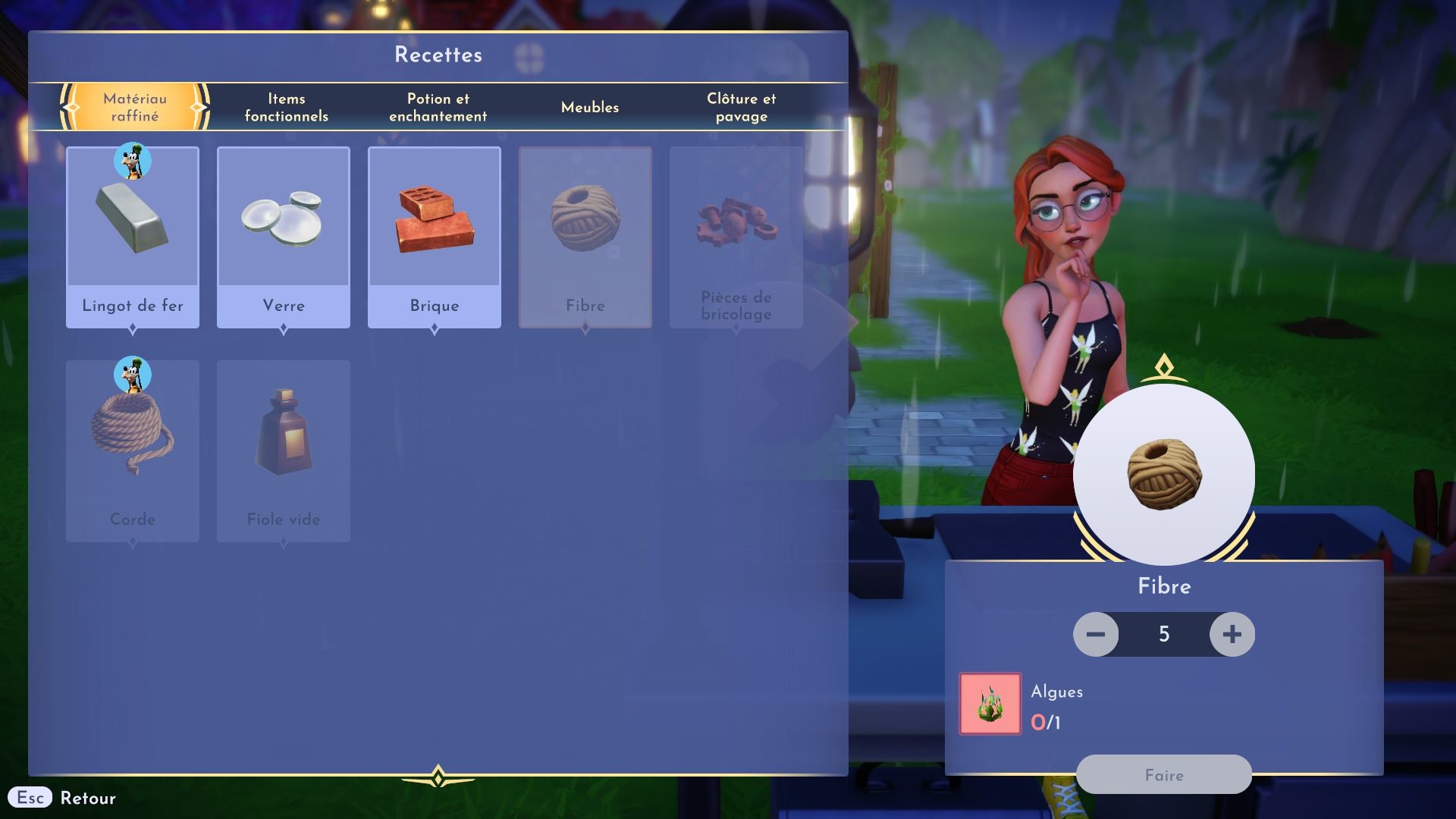 Disney Dreamlight Valley seaweed Where to find it to make fiber and