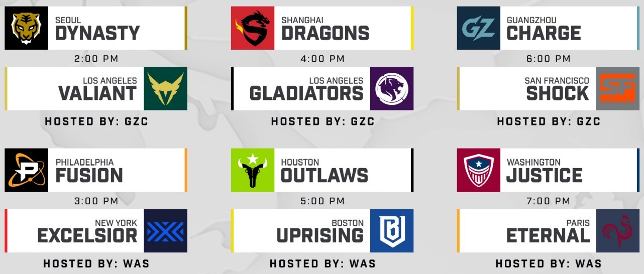 The Overwatch League 2020 schedule is out! - Millenium