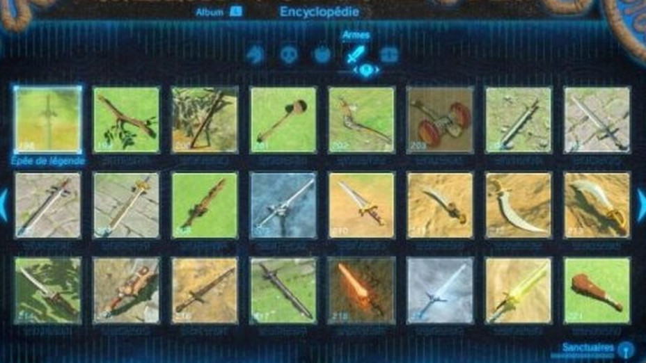 Zelda Breath Of The Wild Alle Waffen Zelda BotW, All weapons and shields - Millenium