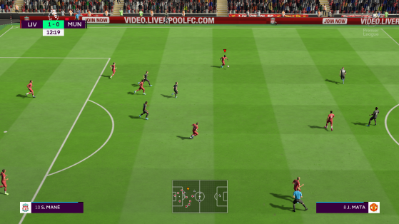 View of the camera in play - FIFA 20