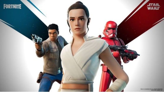 Fortnite x Star Wars: The Rise of Skywalker bundle with Rey, Finn & Sith Trooper skins in store